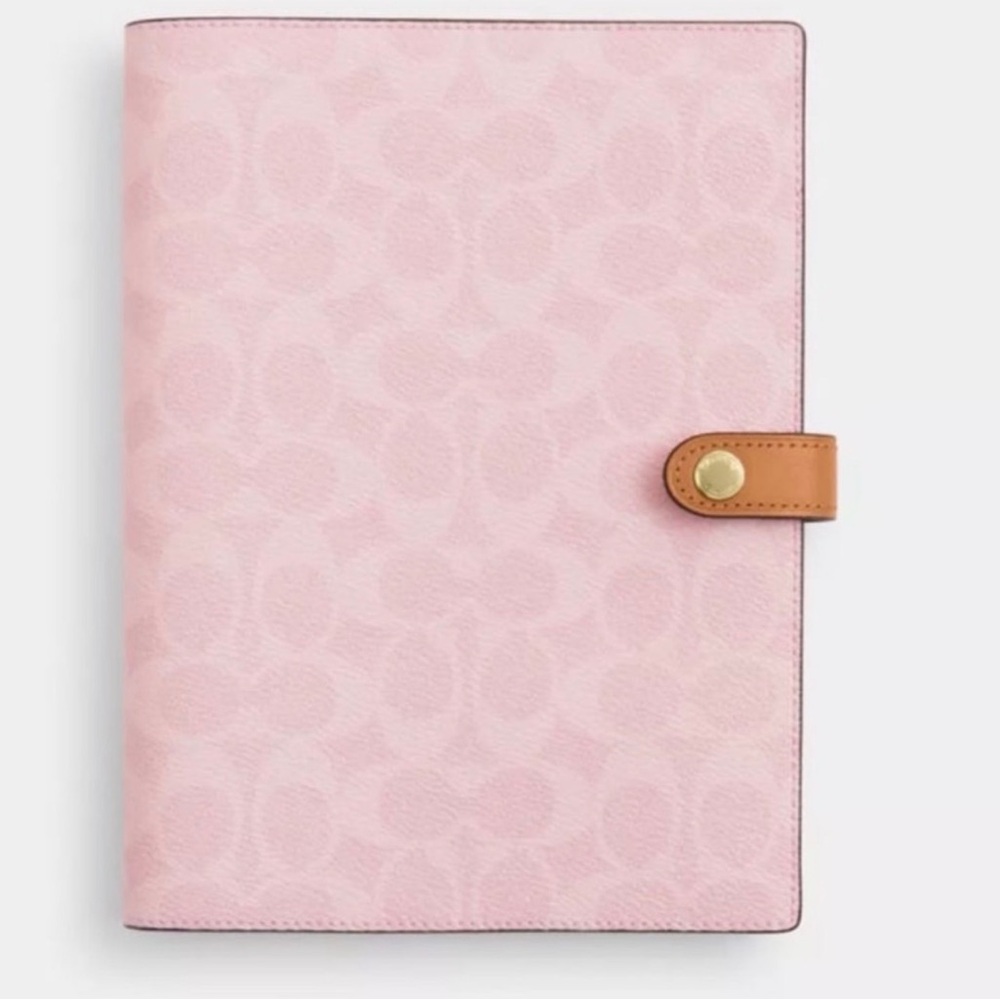 Coach Powder Pink Notebook 2026 release NWT / Factory Wrap